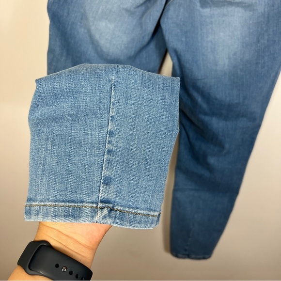 Kaffe Curve KCena Flora Long Jeans - Light Wash Denim women size 44 Eu XL US - Picture 16 of 16